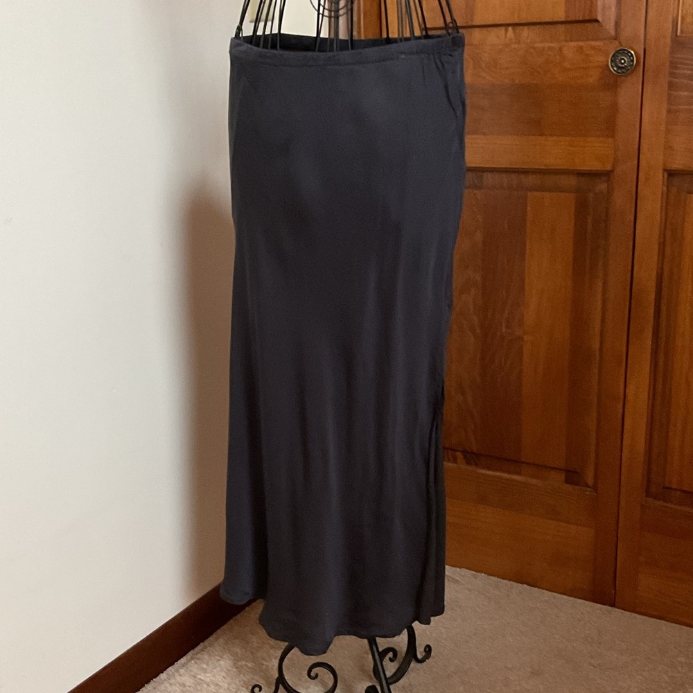 Young fabulous and broke midi skirt, Small, gunmetal grey - Picture 2 of 6
